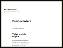 Tablet Screenshot of gofuerteventura.com